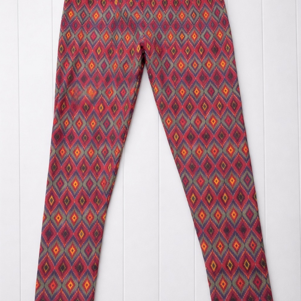 LuLaRoe Printed Leggings | No Size Tag | Stretchy | Geometric Pattern